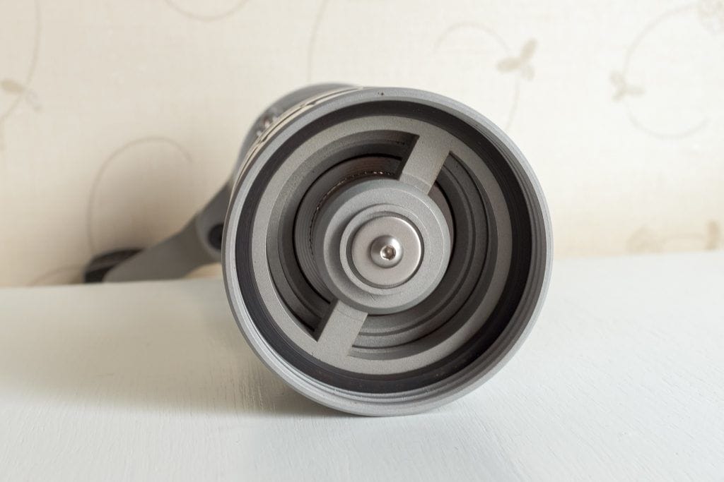 Inside the bottom of the Lido E-T.