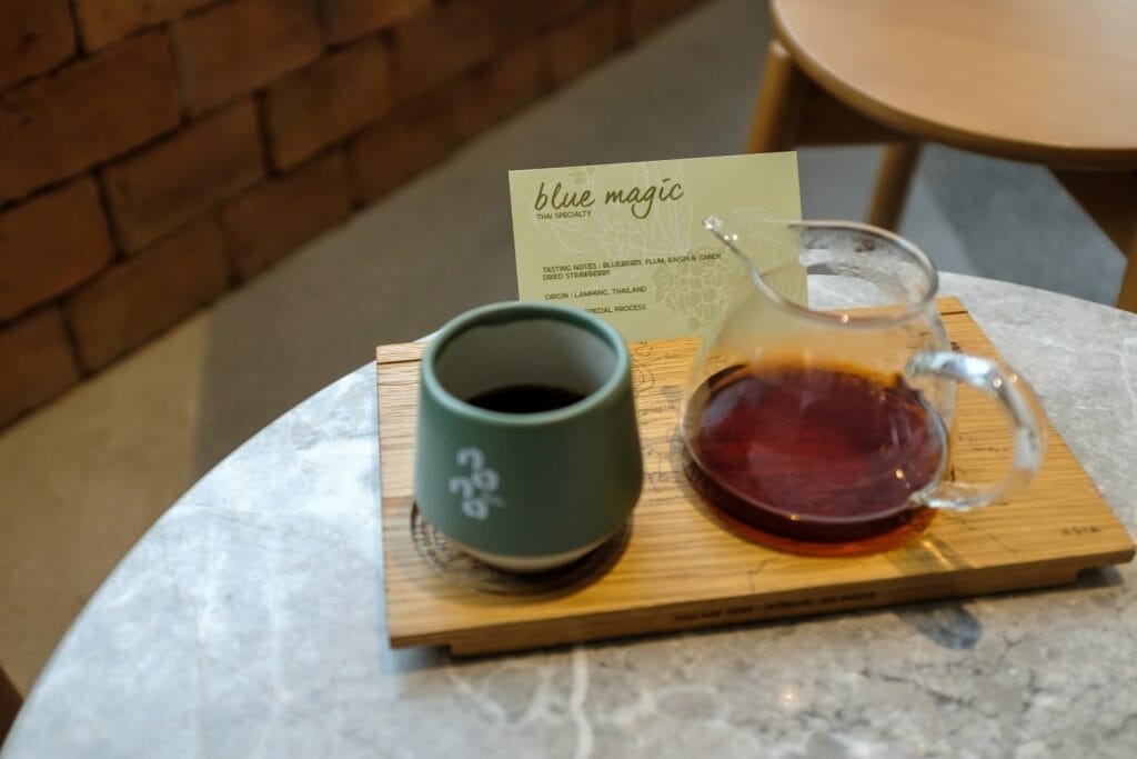 Thai specialty coffee blue magic